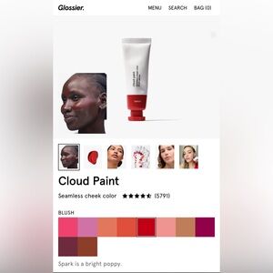 NEW *Unopened* Glossier Cloud Paint - Spark